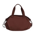 thumbnail image 1 of Canvas Tote Bag Women's Shoulder Crossbody Bag Drawstring Closure 38x23x18 cm Casual Handbag, 1 of 8
