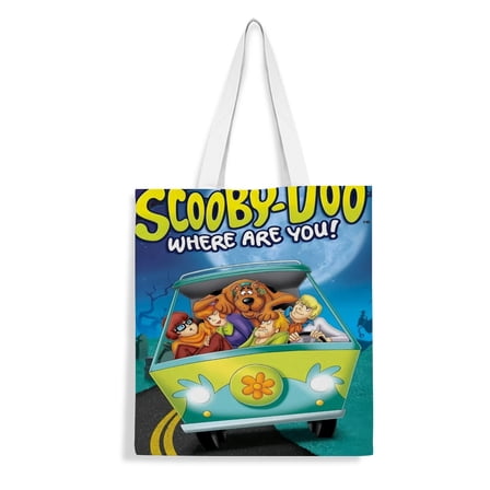 Canvas Tote Bag for Scooby-Doo Women Gifts Totes Shoulder Book Bag Shopping Reusable Grocery Bags 13.7 x 15.7 inches