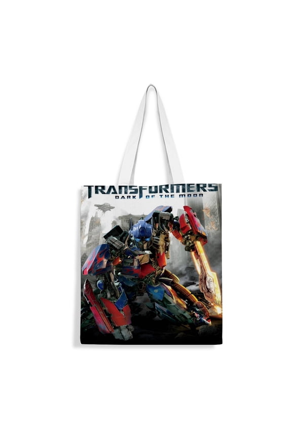 Canvas Tote Bag for Transformers: Dark of the Moon Women Gifts Totes Shoulder Book Bag Shopping Reusable Grocery Bags 13.7 x 15.7 inches