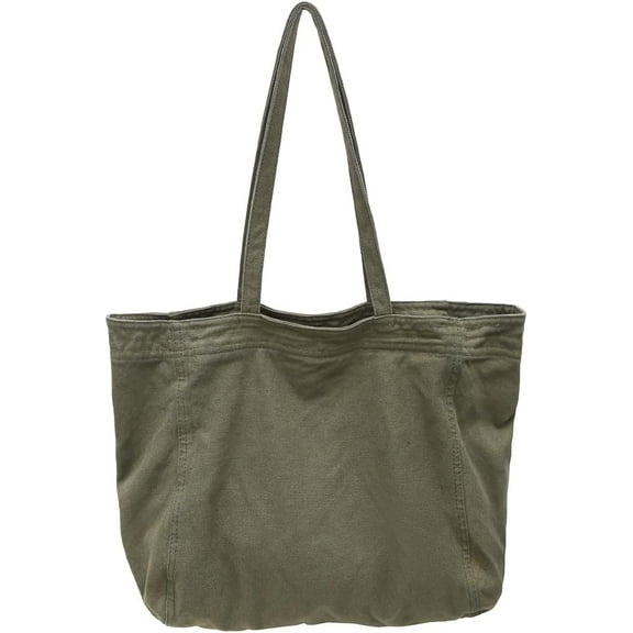 Canvas Tote Bag for Women Casual Shoulder Work Bag Canvas Bag