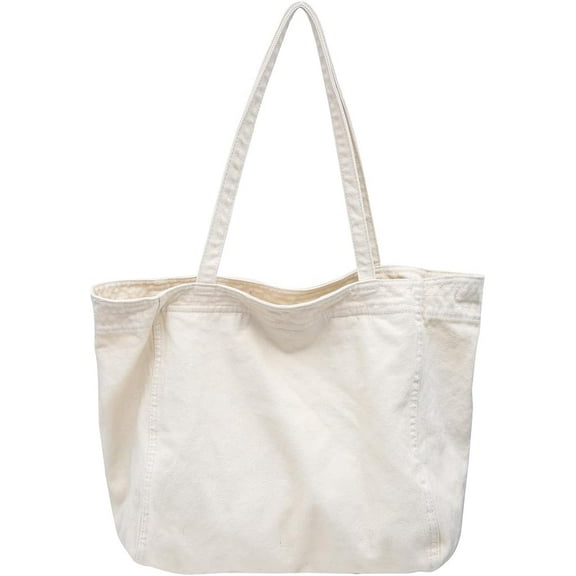 Canvas Tote Bag for Women Casual Shoulder Work Bag Canvas Bag