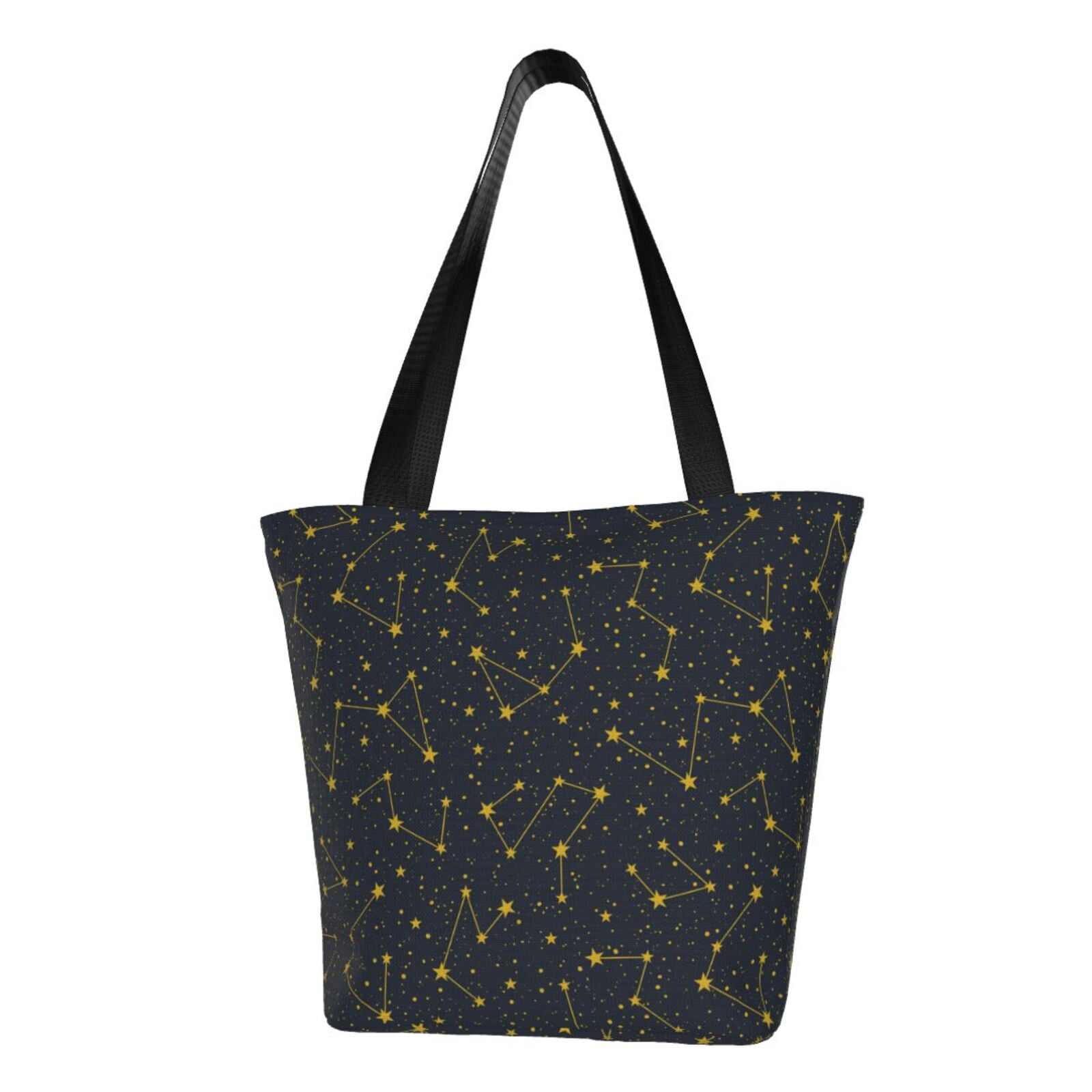 Starrysky Constellation Print Tote Bag – Chain Strap Design