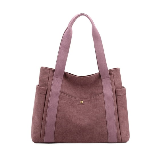 Canvas Tote Bag for Women - Extra Large Capacity Multi-Color Travel Shoulder Bag with Reinforced Straps, Durable Design for Shopping and Daily Use