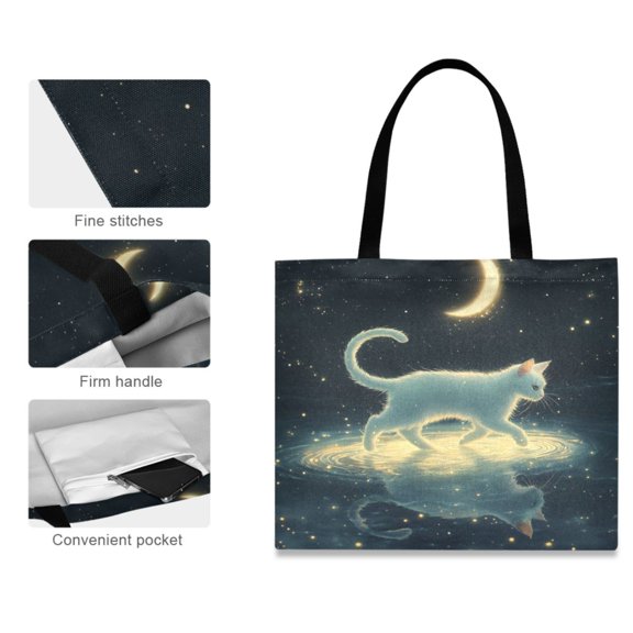 Canvas Tote Bag for Women Girls Design Print Heavenly Adventure Tote