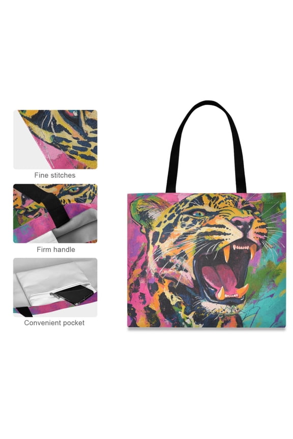 Canvas Tote Bag for Women Girls Design Print Petals Of Joy Tote