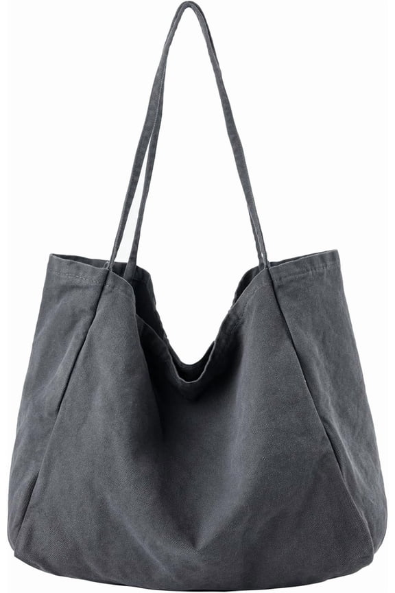 Canvas Tote Bag for Women Large Shoulder Bag for Work Travel Casual Message Bag Tote Purse handbags