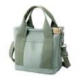 thumbnail image 1 of Canvas Tote Bag with Multi-Pockets Crossbody Tote Bag for Women, Large Capacity Shoulder Handbag with Compartments, 1 of 9