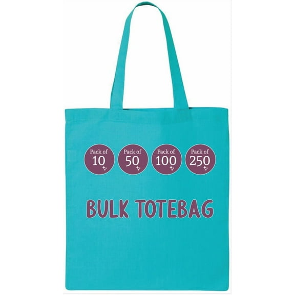 Canvas Tote Bags – Durable, Eco-Friendly Reusable Bags 10/50/100/250 Pack