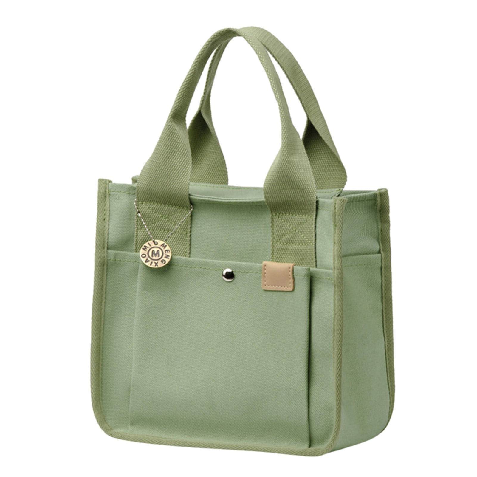 Canvas Tote Bags for Women Small Totes Bags with Zipper Lightweight Purse Pockets Large Shoulder Handbag