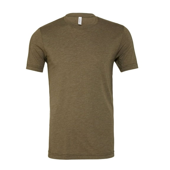 Canvas Triblend Crew Neck T-Shirt / Mens Short Sleeve T-Shirt