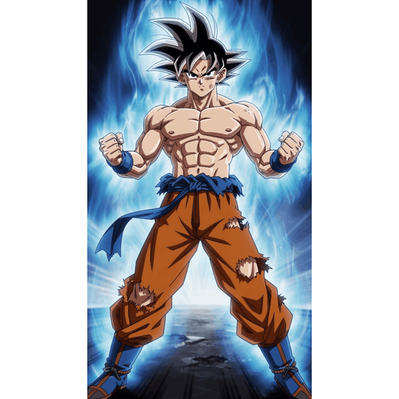 Canvas Unframed Dragon Ball Super Poster Goku & His Friends Anime Poster (300 GSM 12x18 Unframed)