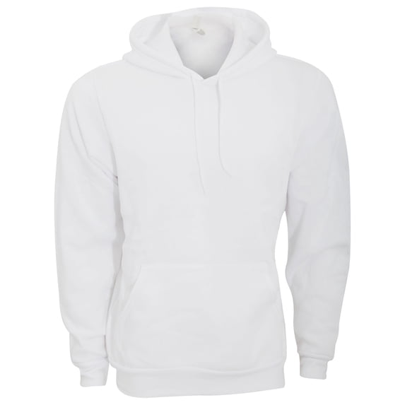 Canvas Unisex Pullover Polycotton Fleece Hooded Sweatshirt / Hoodie