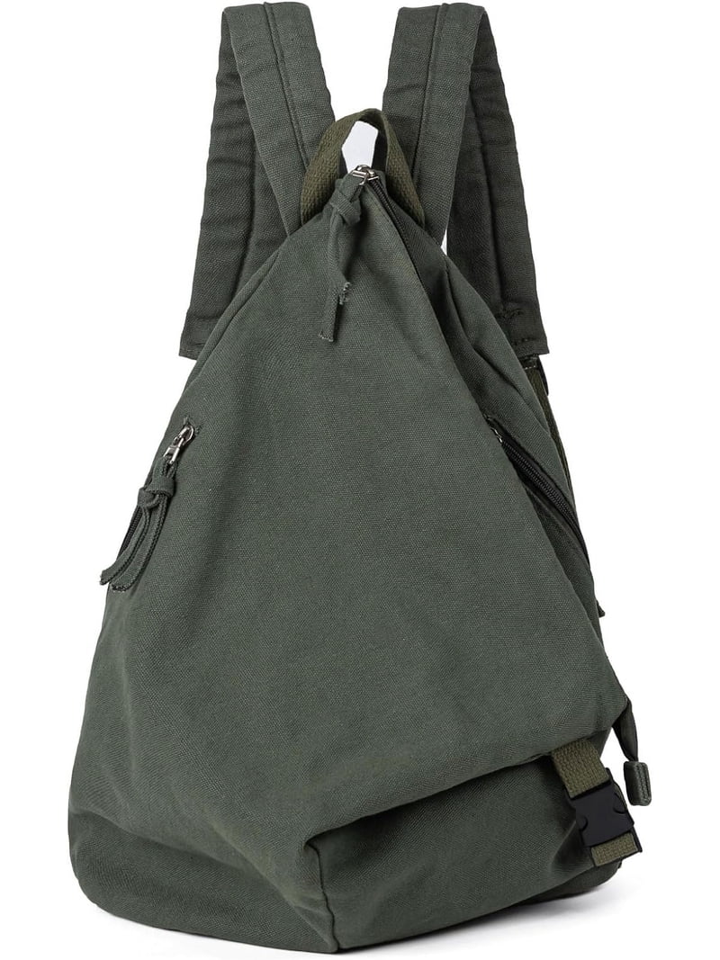 Canvas Vintage Backpack Women display picture 2
