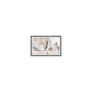 Canvas Wall Art - 30" Framed Painting Print - Large Home Decor - Modern Wall Decor