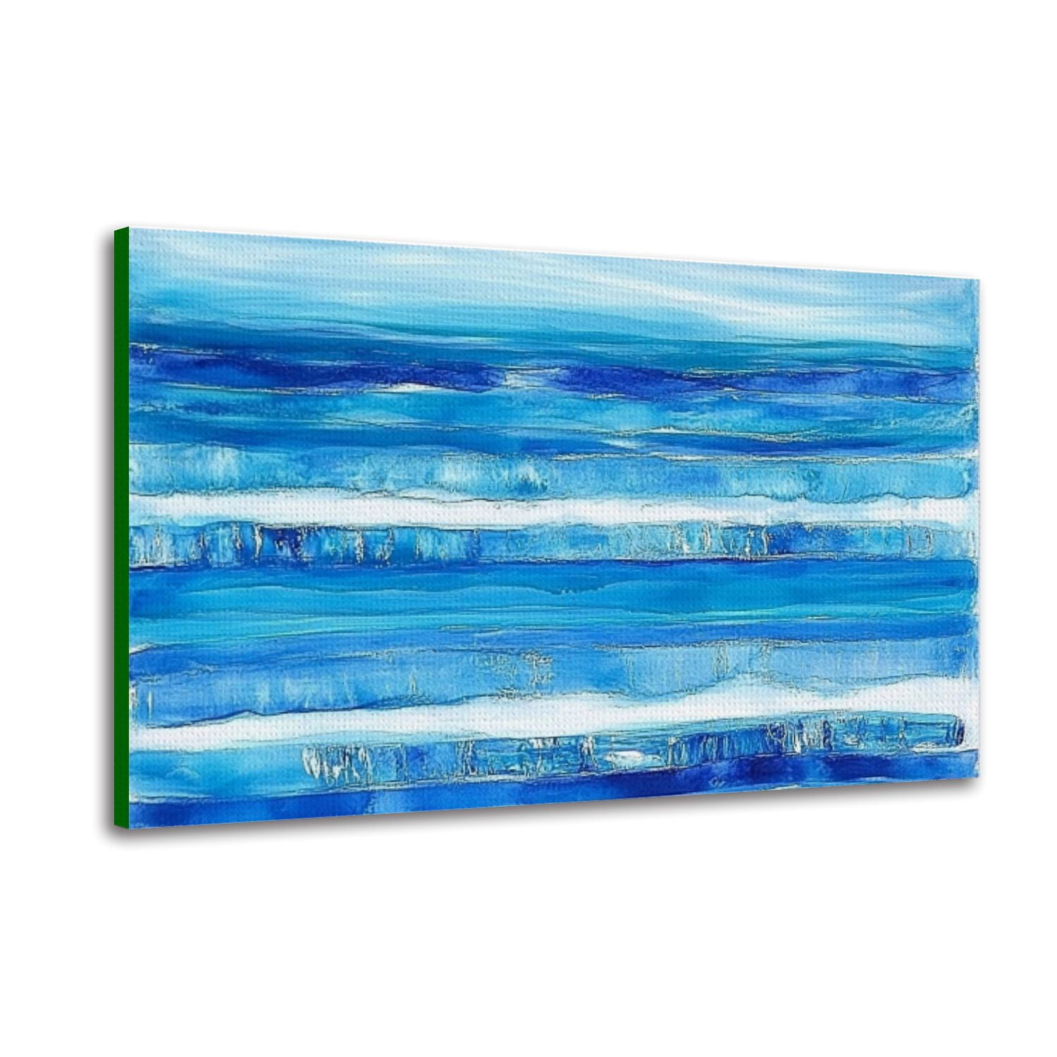 Canvas Wall Art Abstract Print Pictures With Blue In Navy Blue