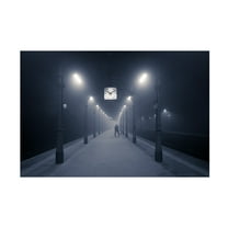 Canvas Wall Art - Adam Brzuszek '10:09 Pm' Wall Art for Living Room, Bedroom, or Office Décor by Trademark Fine Art - 19 x 12 Inches