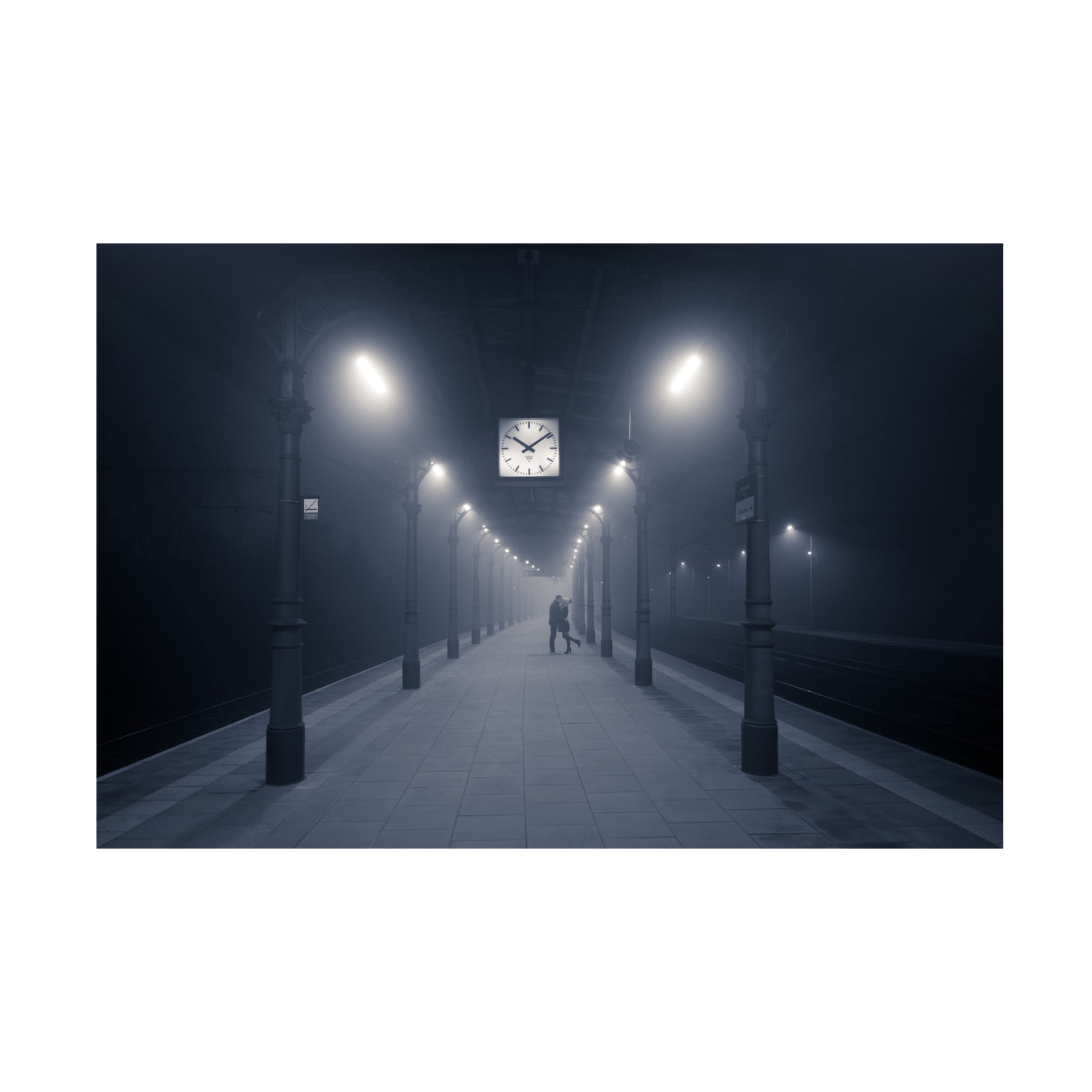 Canvas Wall Art - Adam Brzuszek '10:09 Pm' Wall Art for Living Room, Bedroom, or Office Décor by Trademark Fine Art - 32 x 22 Inches