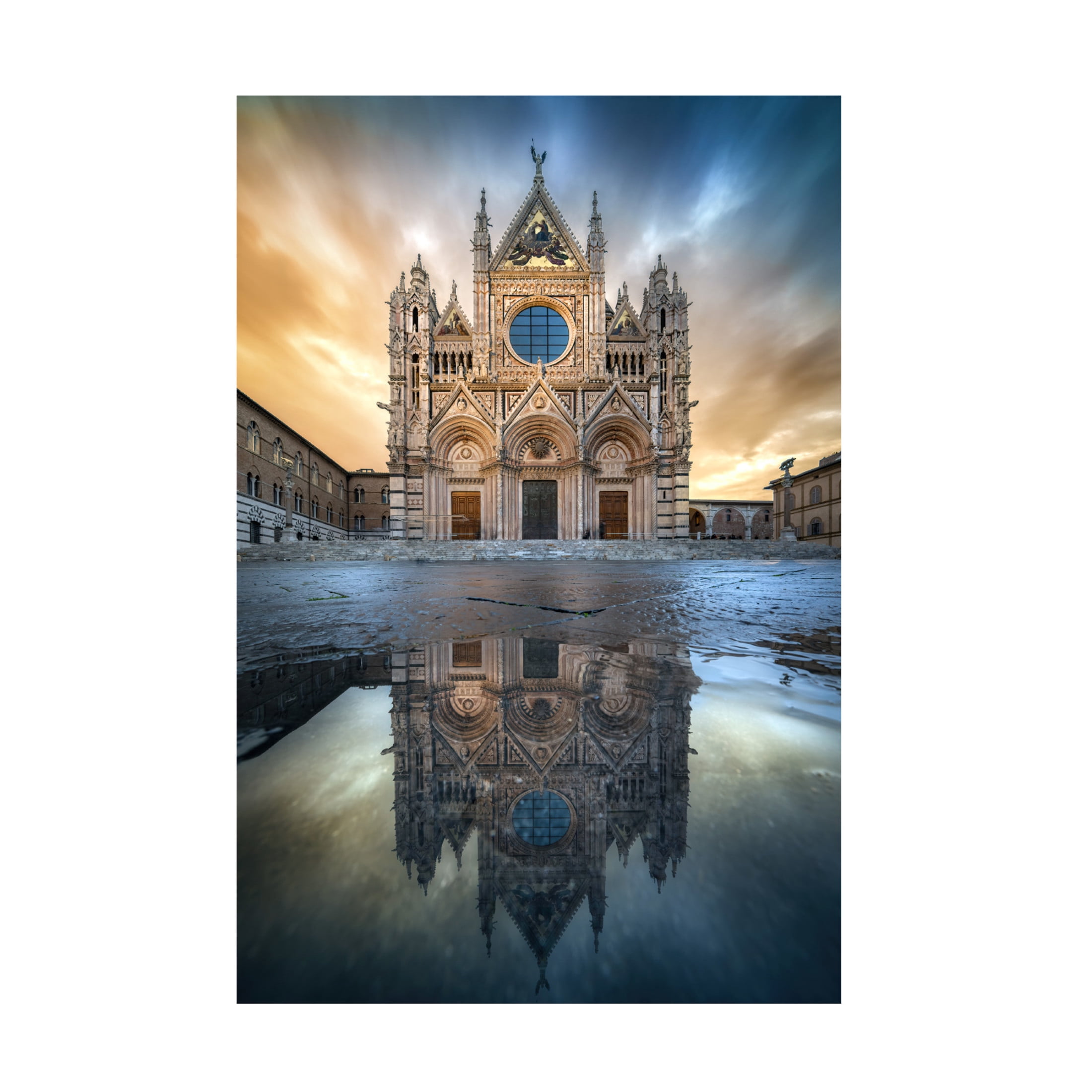 Canvas Wall Art - Alberto Ghizzi Panizza 'The Dome After The Rain' Wall Art for Living Room, Bedroom, or Office Décor by Trademark Fine Art - 16 x 24 Inches