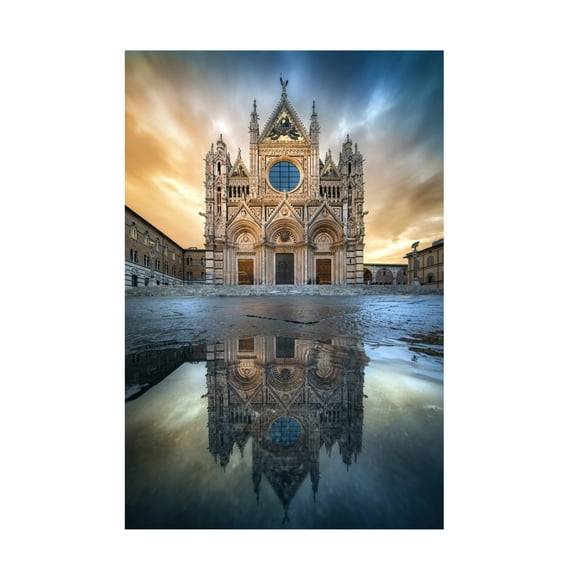 Canvas Wall Art - Alberto Ghizzi Panizza 'The Dome After The Rain' Wall Art for Living Room, Bedroom, or Office Décor by Trademark Fine Art - 22 x 32 Inches