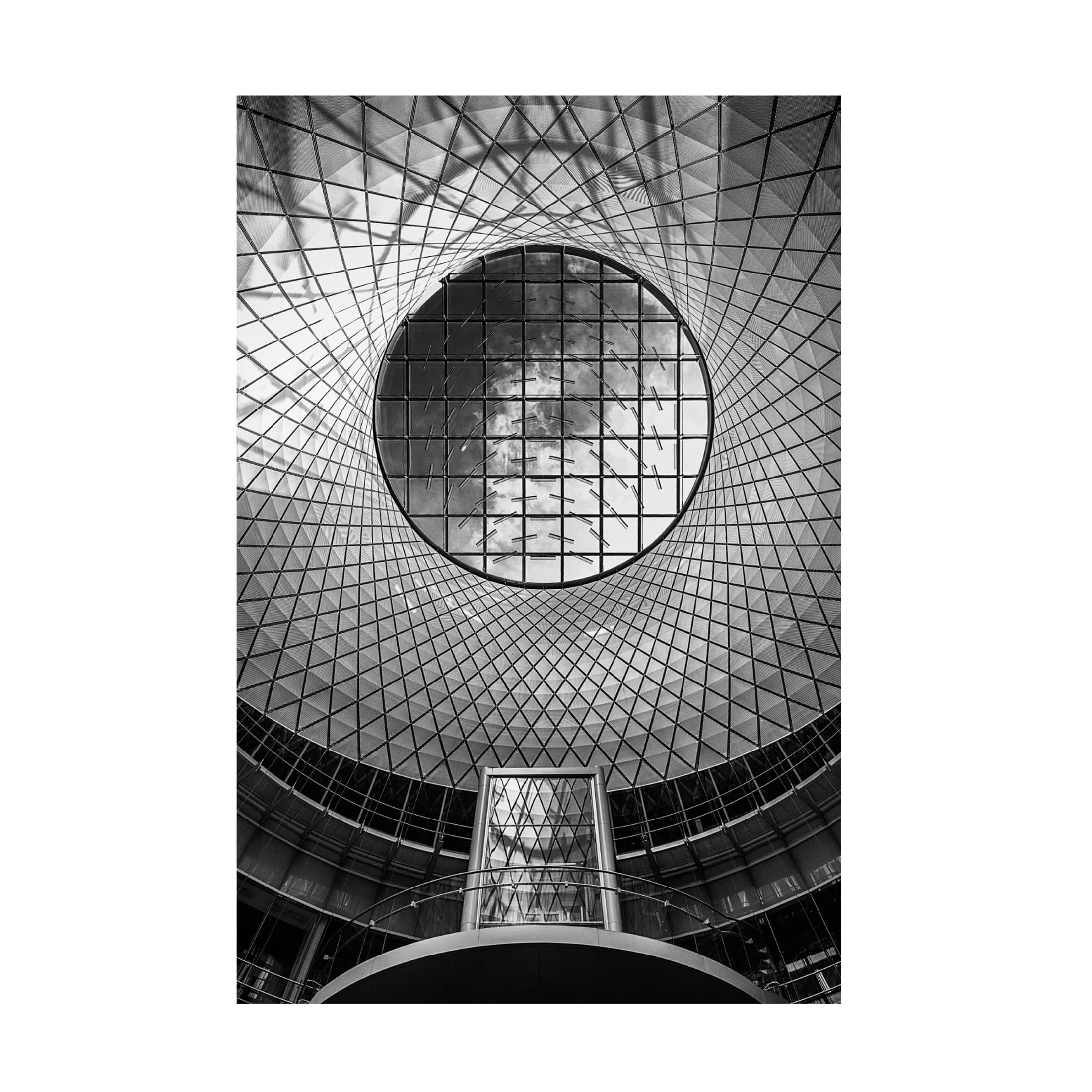 Canvas Wall Art - Alessio Forlano 'Fulton Center 01' Wall Art for Living Room, Bedroom, or Office D?cor by Trademark Fine Art - 12 x 19 Inches