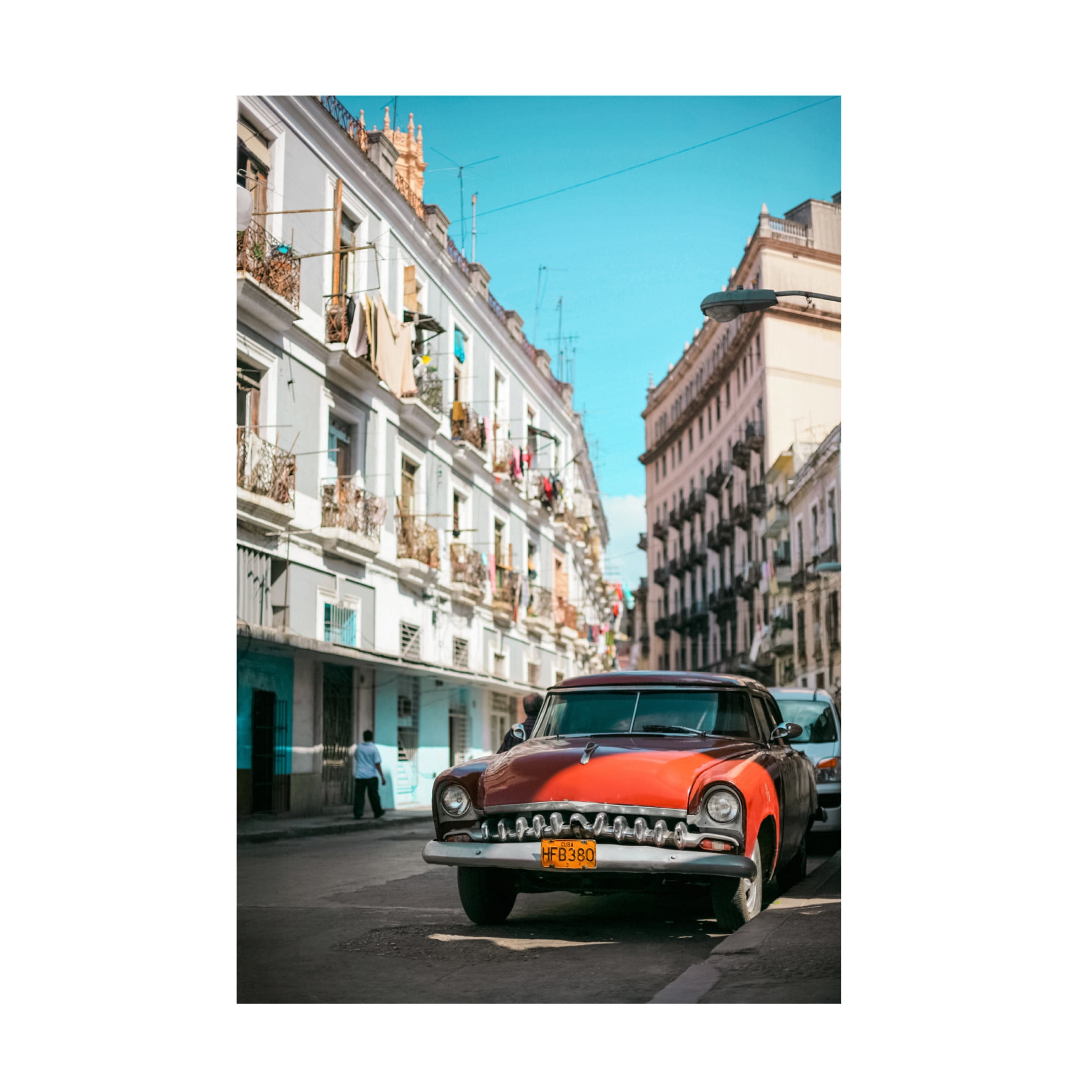 Canvas Wall Art - Alexander Yakovlev 'Old Havana 7' Wall Art for Living Room, Bedroom, or Office Décor by Trademark Fine Art - 16 x 24 Inches