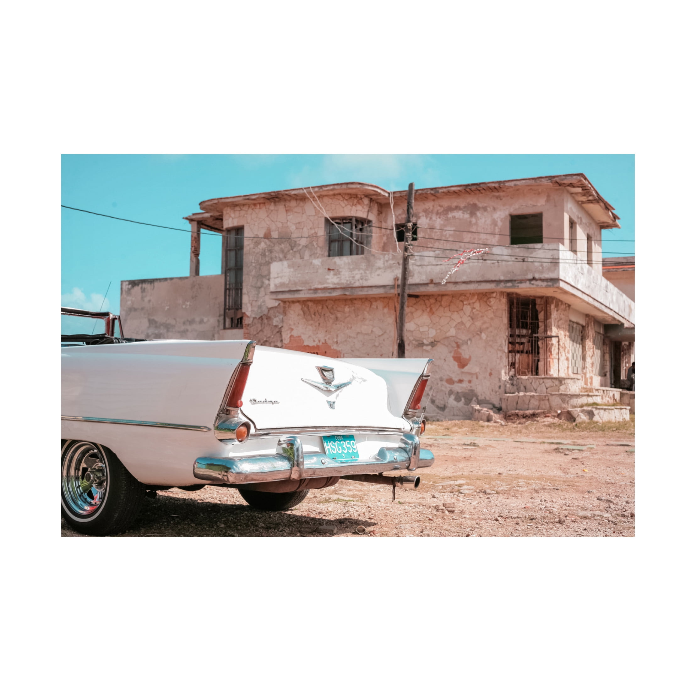 Canvas Wall Art - Alexander Yakovlev 'Old Havana' Wall Art for Living Room, Bedroom, or Office Décor by Trademark Fine Art - 32 x 22 Inches