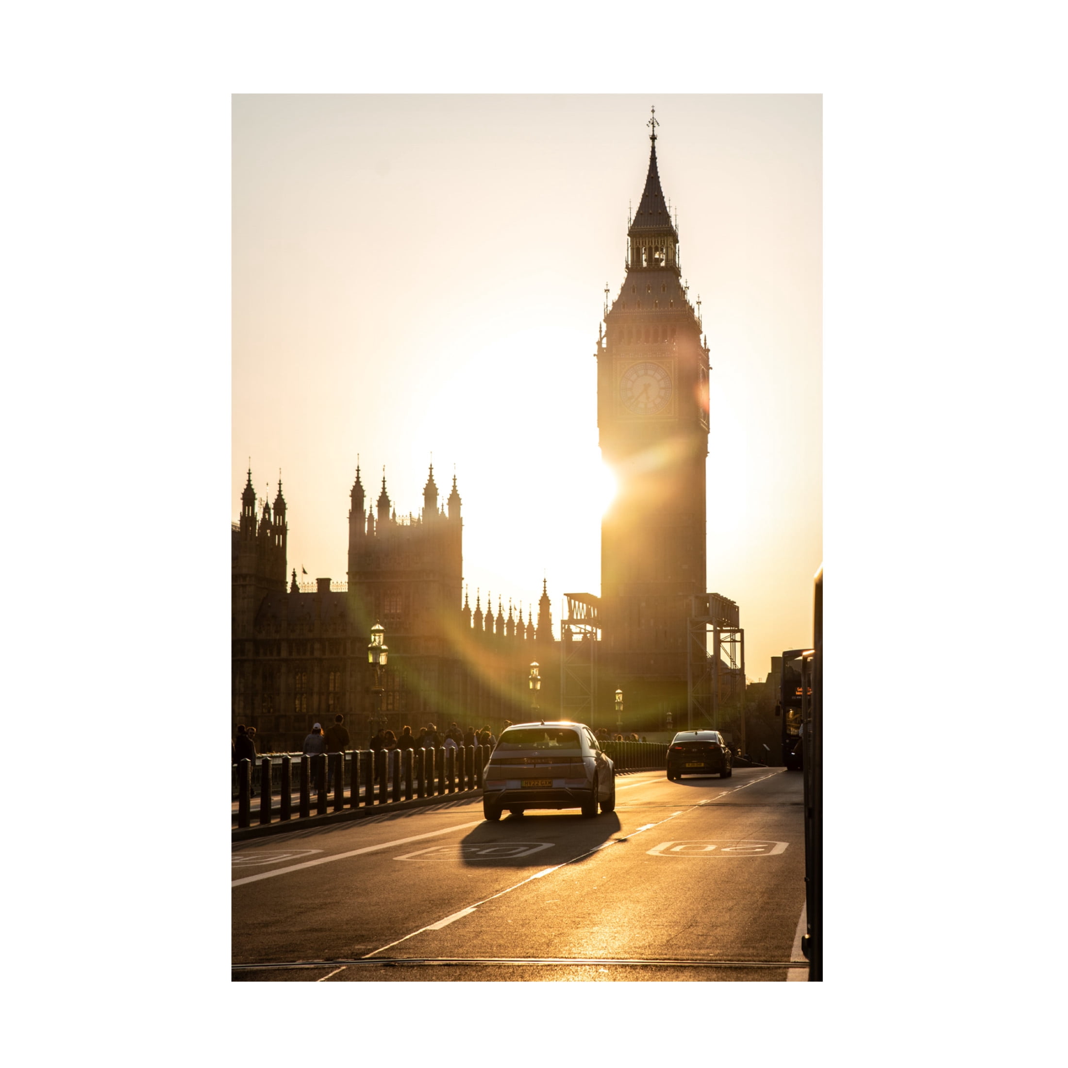 Canvas Wall Art - Allison Burton 'London2024' Wall Art for Living Room, Bedroom, or Office Décor by Trademark Fine Art - 12 x 19 Inches