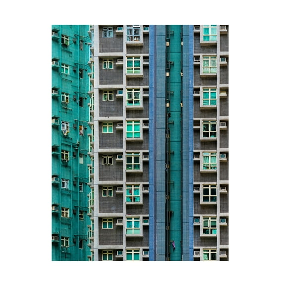 Canvas Wall Art - Andreas Agazzi 'Fractions' Wall Art for Living Room, Bedroom, or Office Décor by Trademark Fine Art - 18 x 24 Inches