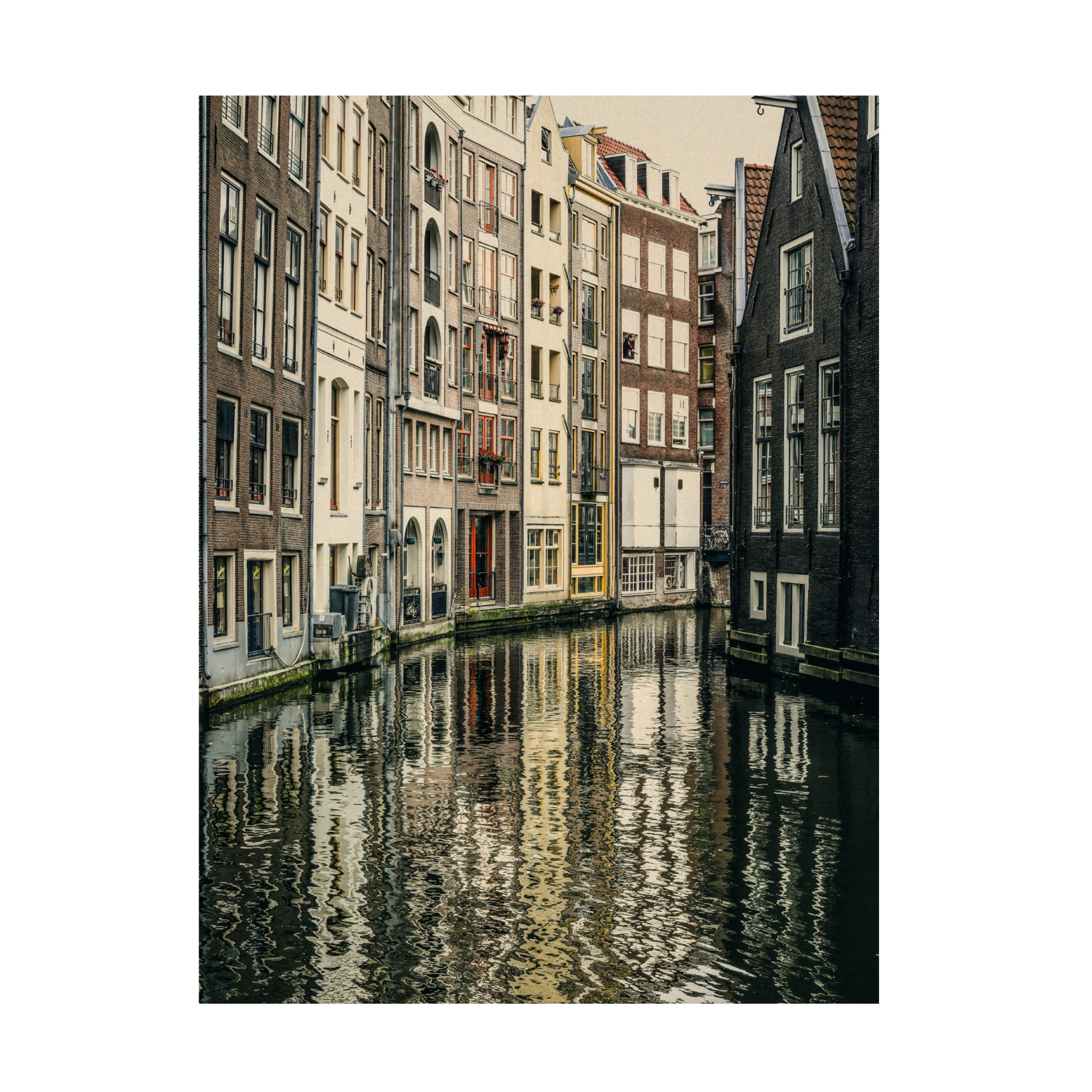 Canvas Wall Art - Andrej Nihil 'Twin Cities' Wall Art for Living Room, Bedroom, or Office D?cor by Trademark Fine Art - 24 x 32 Inches