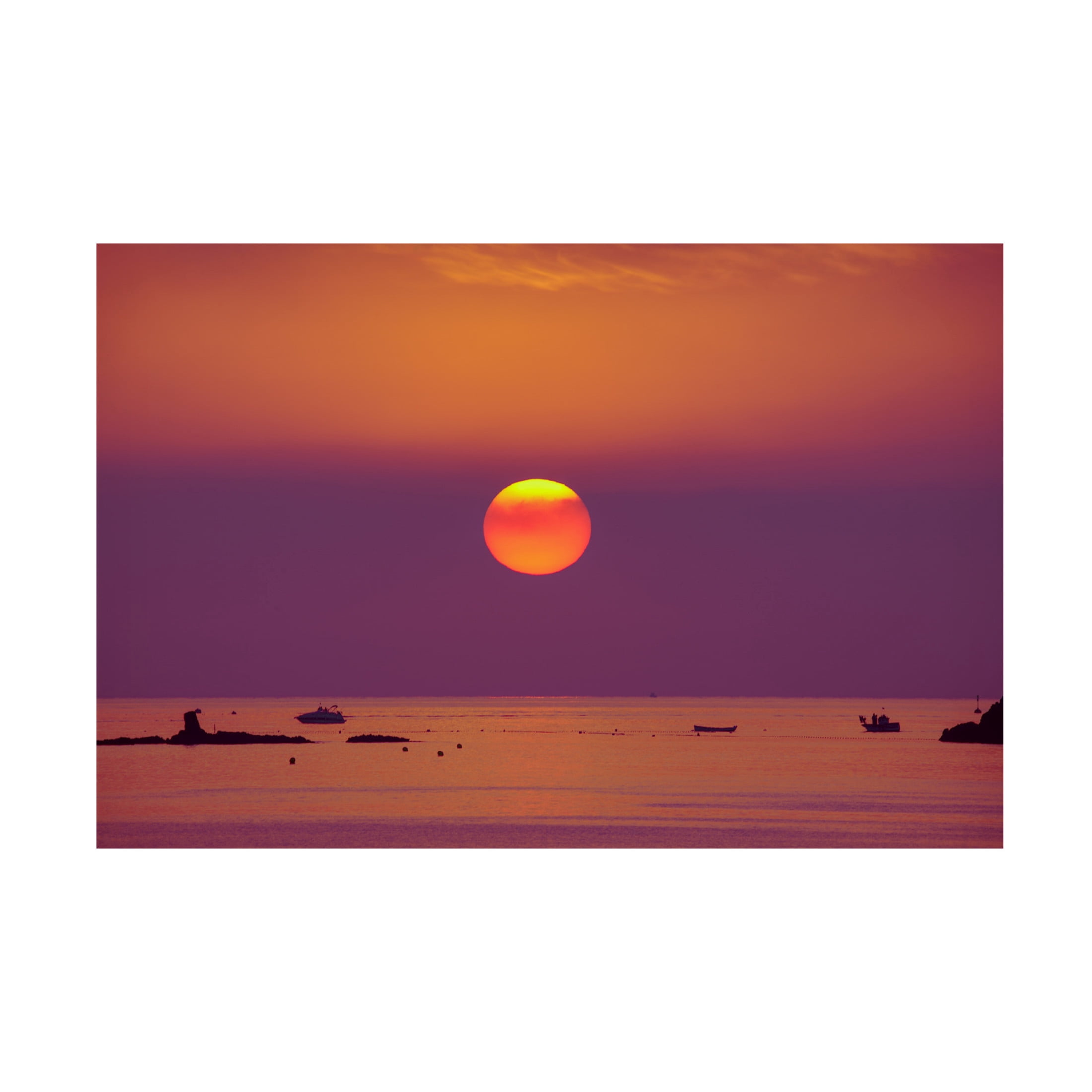 Canvas Wall Art - Andres Herrera Espinosa 'Dawn' Wall Art for Living Room, Bedroom, or Office D?cor by Trademark Fine Art - 32 x 22 Inches