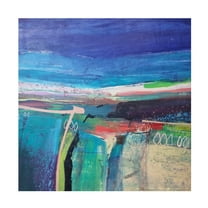 Canvas Wall Art - Andrew Kinmont 'Flying Low 3' Wall Art for Living Room, Bedroom, or Office Décor by Trademark Fine Art - 14 x 14 Inches