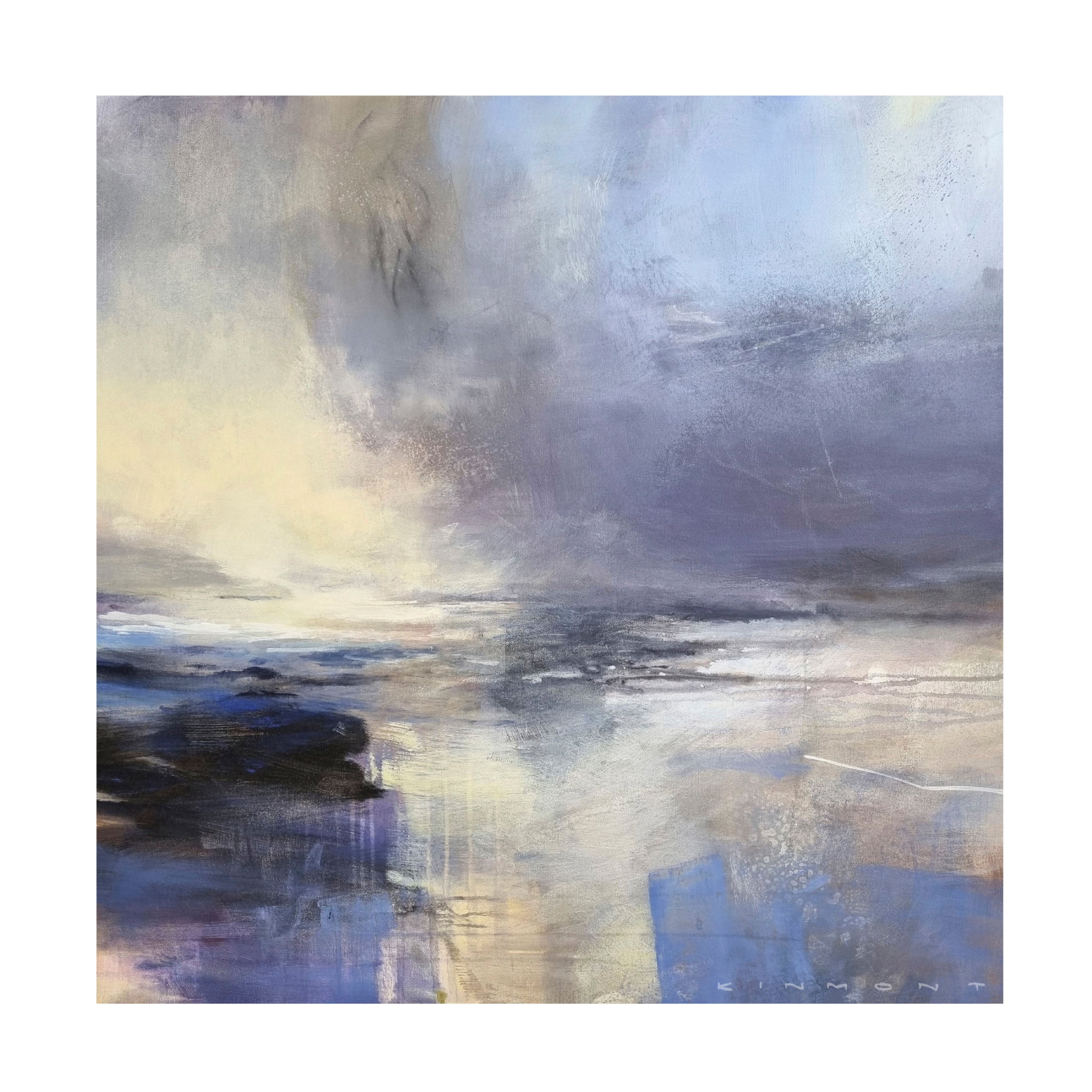 Canvas Wall Art - Andrew Kinmont 'Liquid Light' Wall Art for Living Room, Bedroom, or Office Décor by Trademark Fine Art - 35 x 35 Inches
