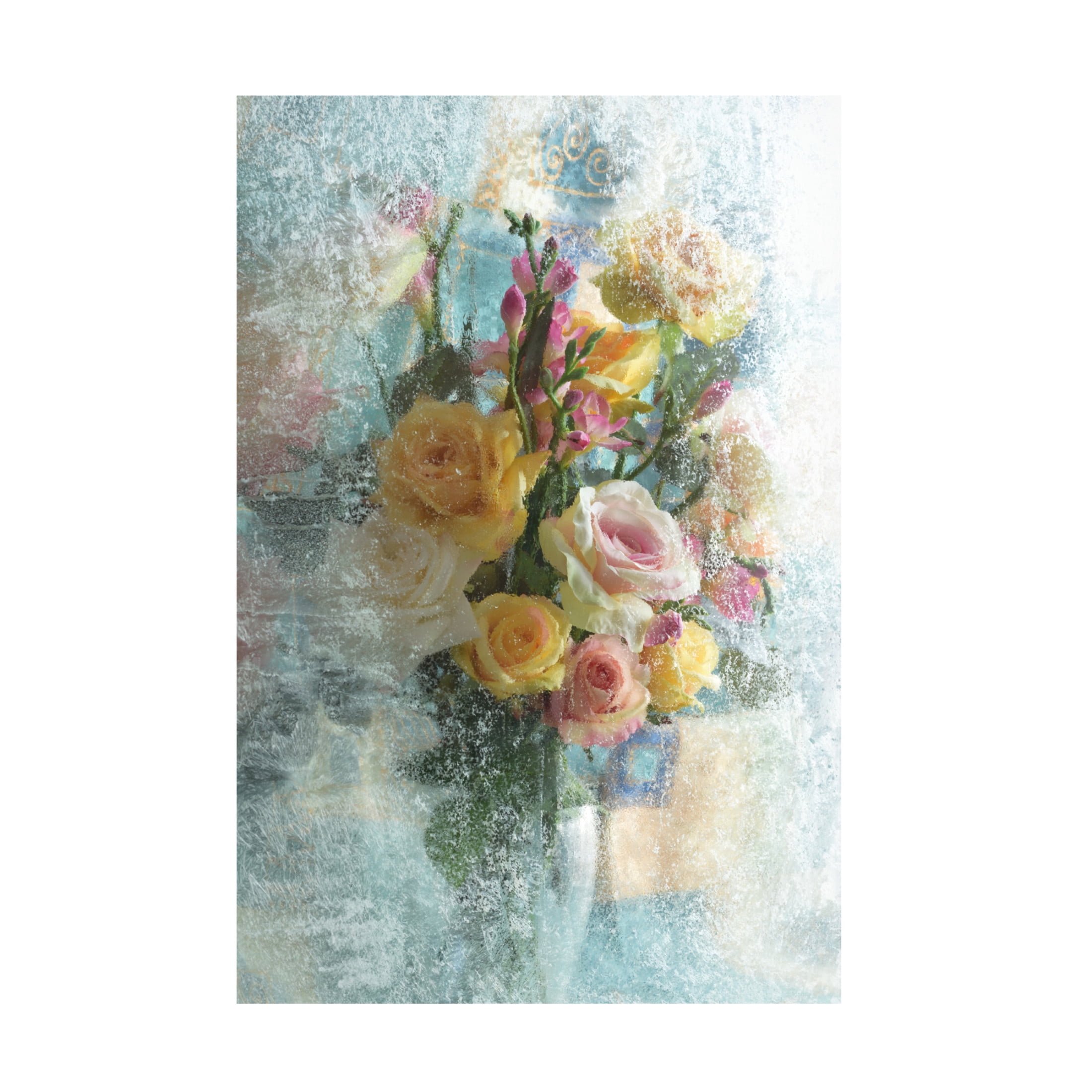 Canvas Wall Art - Andrey Morozov 'The Winter Bouquet' Wall Art for Living Room, Bedroom, or Office D?cor by Trademark Fine Art - 30 x 47 Inches