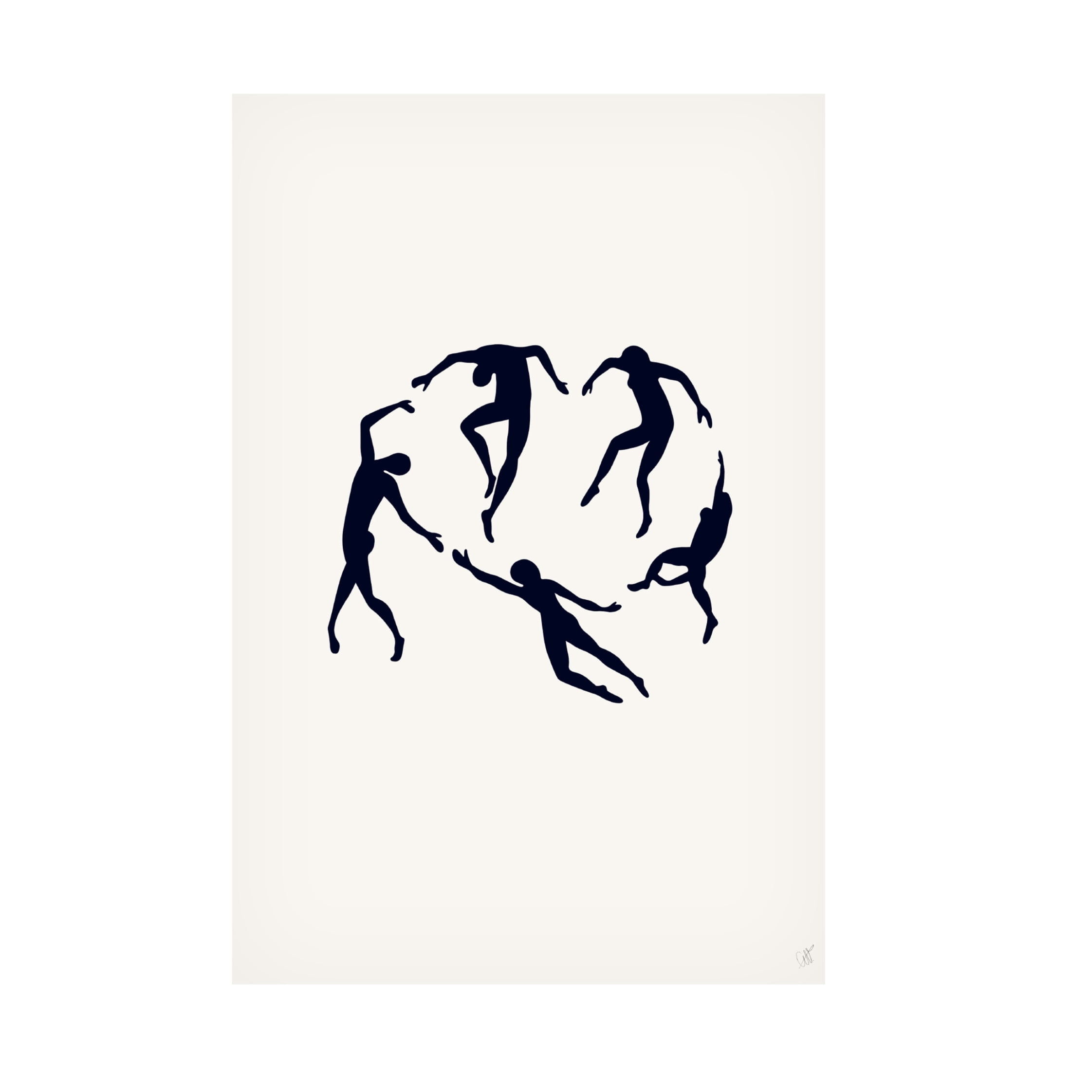 Canvas Wall Art - Anne-Marie Volfova 'Dance 2' Wall Art for Living Room, Bedroom, or Office D?cor by Trademark Fine Art - 30 x 47 Inches