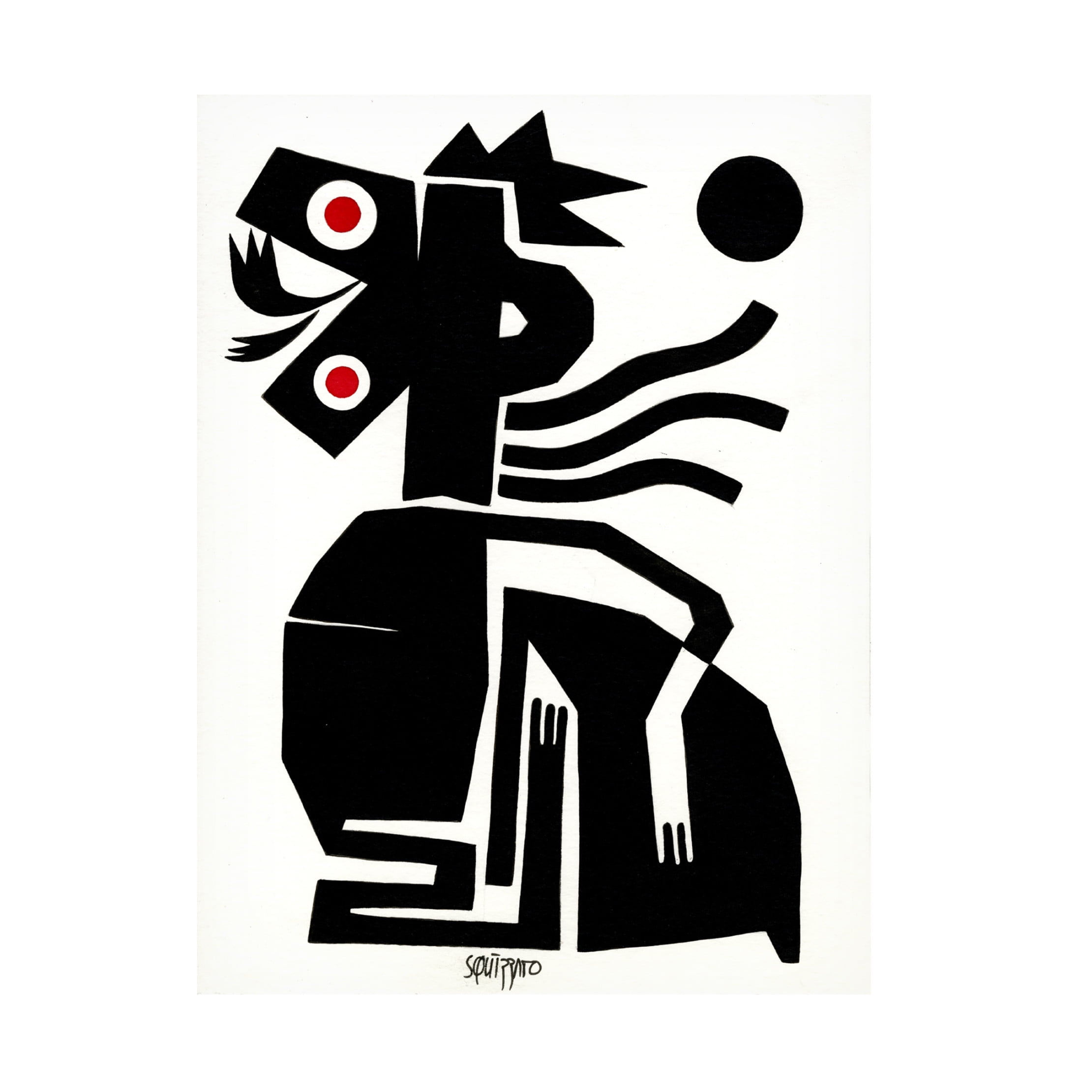 Canvas Wall Art - Antony Squizzato 'King Maker' Wall Art for Living Room, Bedroom, or Office Décor by Trademark Fine Art - 35 x 47 Inches
