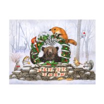 Canvas Wall Art - Art and a Little Magic 'Let It Snow' Wall Art for Living Room, Bedroom, or Office Décor by Trademark Fine Art - 19 x 14 Inches