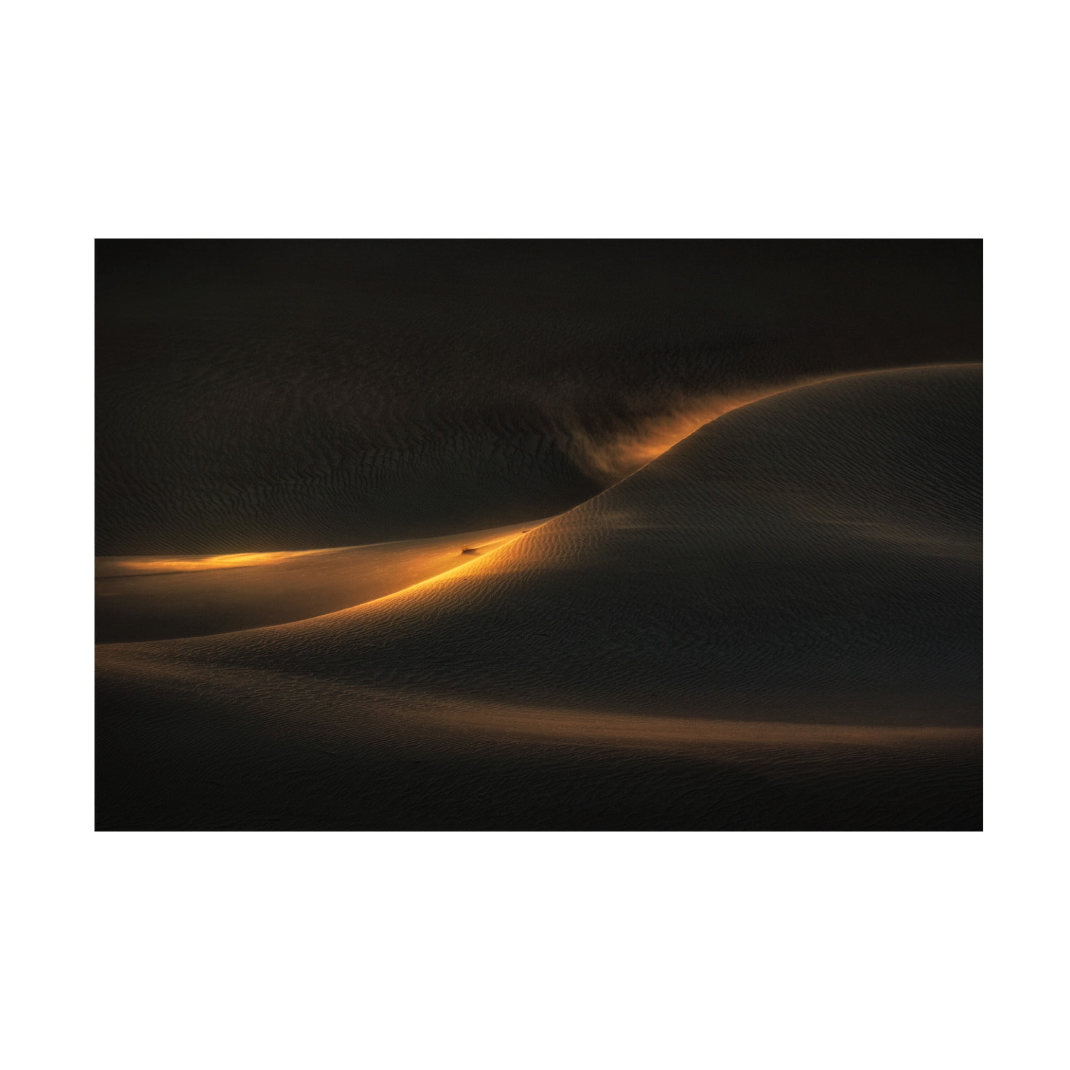 Canvas Wall Art - Babak Mehrafshar Efiap 'Thunderpeal Of Desert' Wall Art for Living Room, Bedroom, or Office D?cor by Trademark Fine Art - 19 x 12 Inches