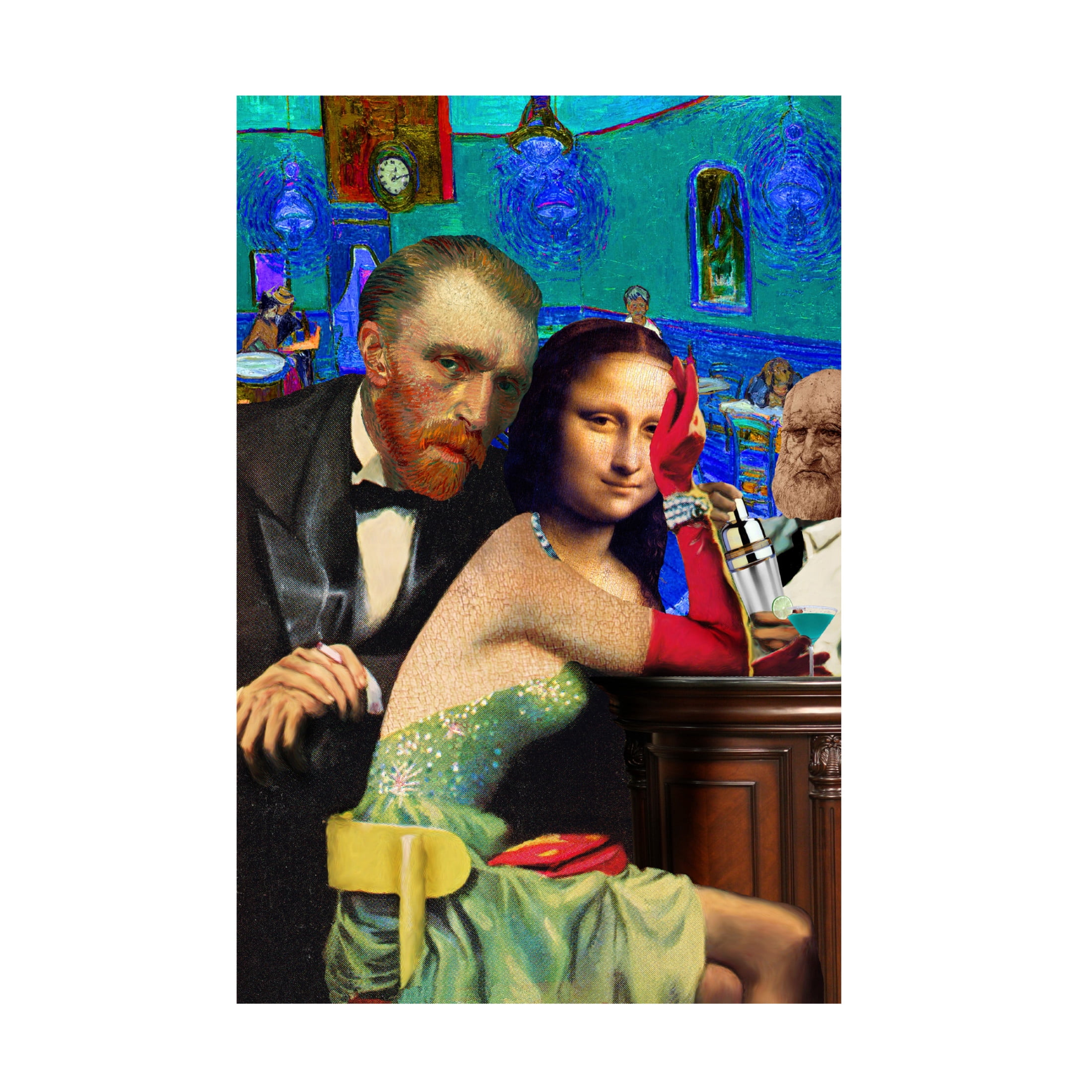 Canvas Wall Art - Barry Kite 'Blue Monday' Wall Art for Living Room, Bedroom, or Office Décor by Trademark Fine Art - 30 x 47 Inches
