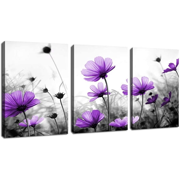 Canvas Wall Art Beach Sunset Ocean Waves Wall Decor 3 Pieces x 12" x 16" Modern Seascape Canvas Artwork Contemporary Nature Pictures Painting Giclee Prints d Ready to Hang for Home Decoration