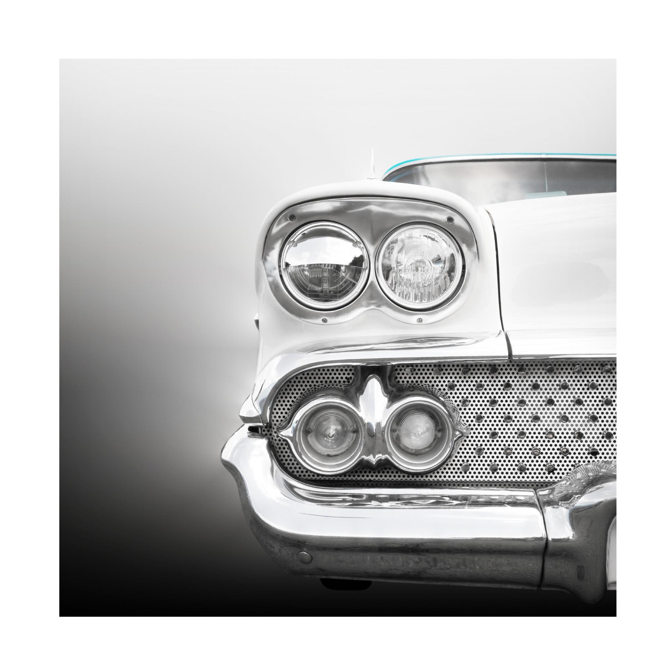 Canvas Wall Art - Beate Gube 'Us Classic Car 1958 Bel Air' Wall Art for Living Room, Bedroom, or Office Décor by Trademark Fine Art - 18 x 18 Inches