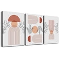 thumbnail image 1 of Canvas Wall Art For Bedroom Boho Wall Decor Living Room Minimalist Abstract Wall Painting Girl Room Wall Decoration Office Decor Wall Artworks Pictures Prints Modern Home Decor Art 3 Piece, 1 of 6