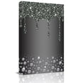 thumbnail image 1 of Canvas Wall Art, Black Grey Framed Canvas Prints for Bedroom Dining Room, Modern Abstract Diamond Luxury Gradient Large Gallery Wrapped Wall Decor for Home Office, Gifts, 20"x24" Ship Next Day, 1 of 9