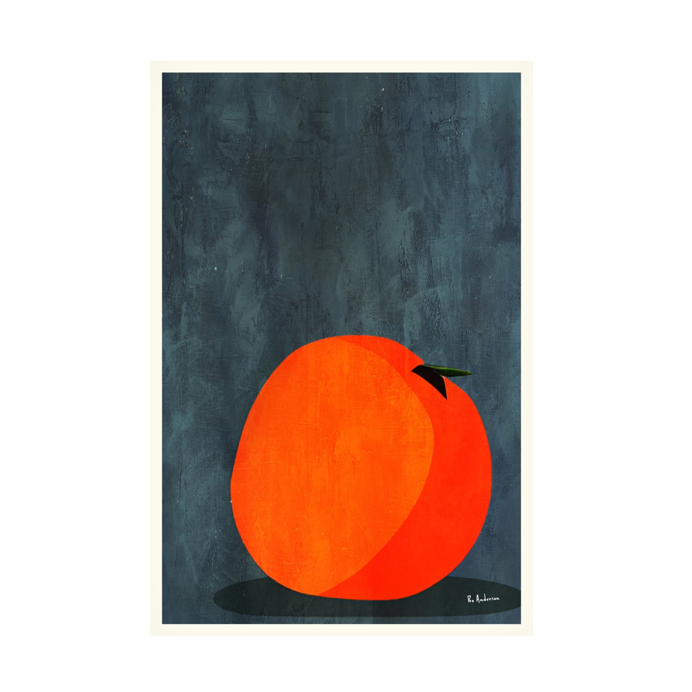 Canvas Wall Art - Bo Anderson 'Calmly Sleeping Apple' Wall Art for Living Room, Bedroom, or Office D?cor by Trademark Fine Art - 30 x 47 Inches