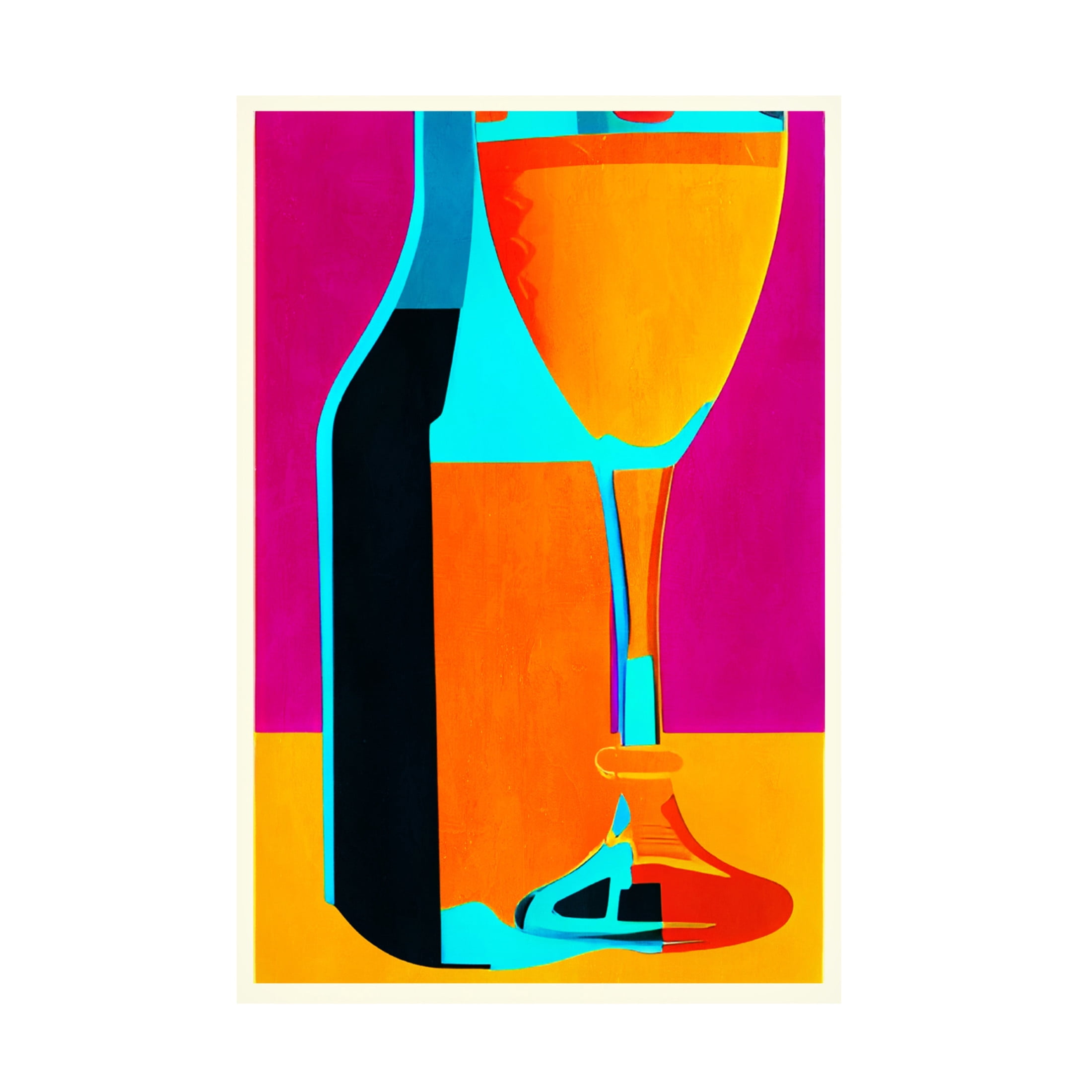 Canvas Wall Art - Bo Anderson 'Salut, Weekend' Wall Art for Living Room, Bedroom, or Office D?cor by Trademark Fine Art - 22 x 32 Inches