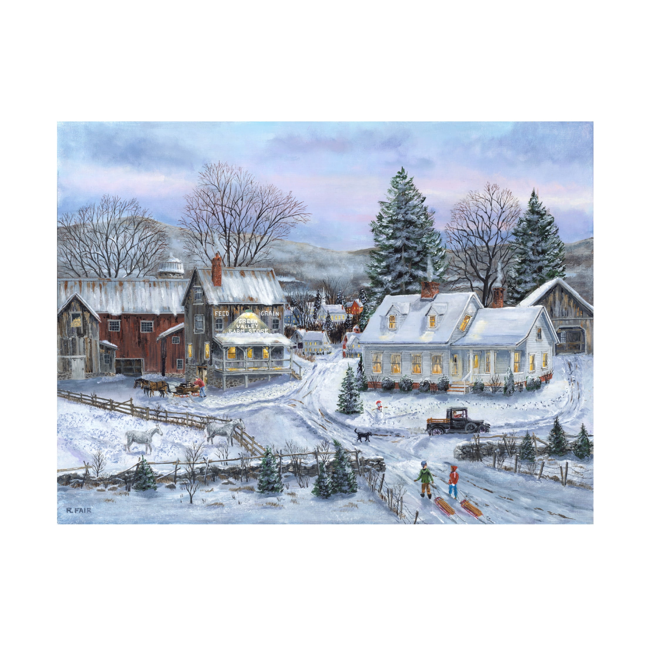 Canvas Wall Art - Bob Fair 'Footprints' Wall Art for Living Room, Bedroom, or Office Décor by Trademark Fine Art - 19 x 14 Inches