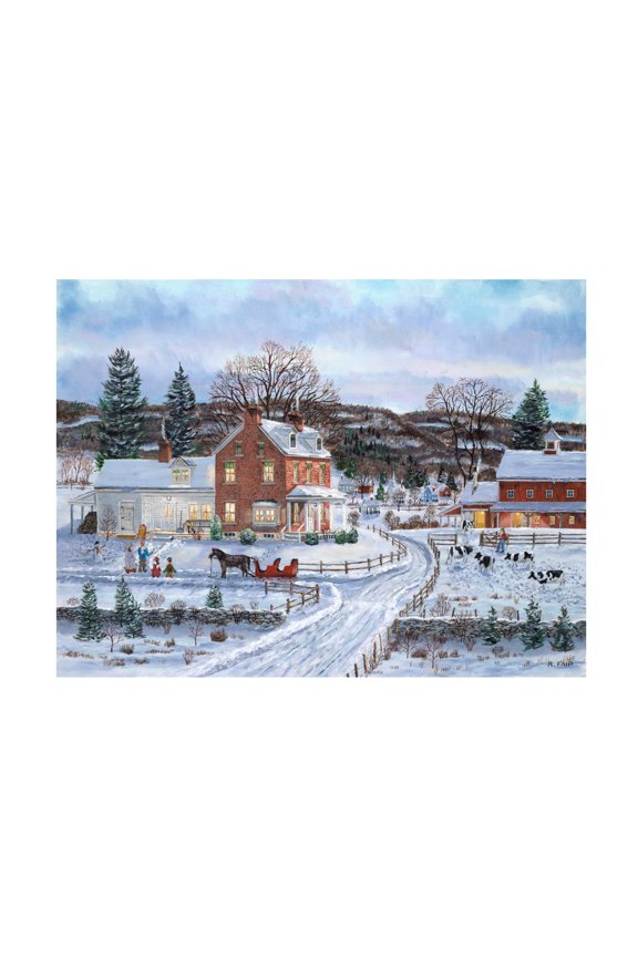 Canvas Wall Art - Bob Fair 'Guests for Dinner' Wall Art for Living Room, Bedroom, or Office Décor by Trademark Fine Art - 19 x 14 Inches