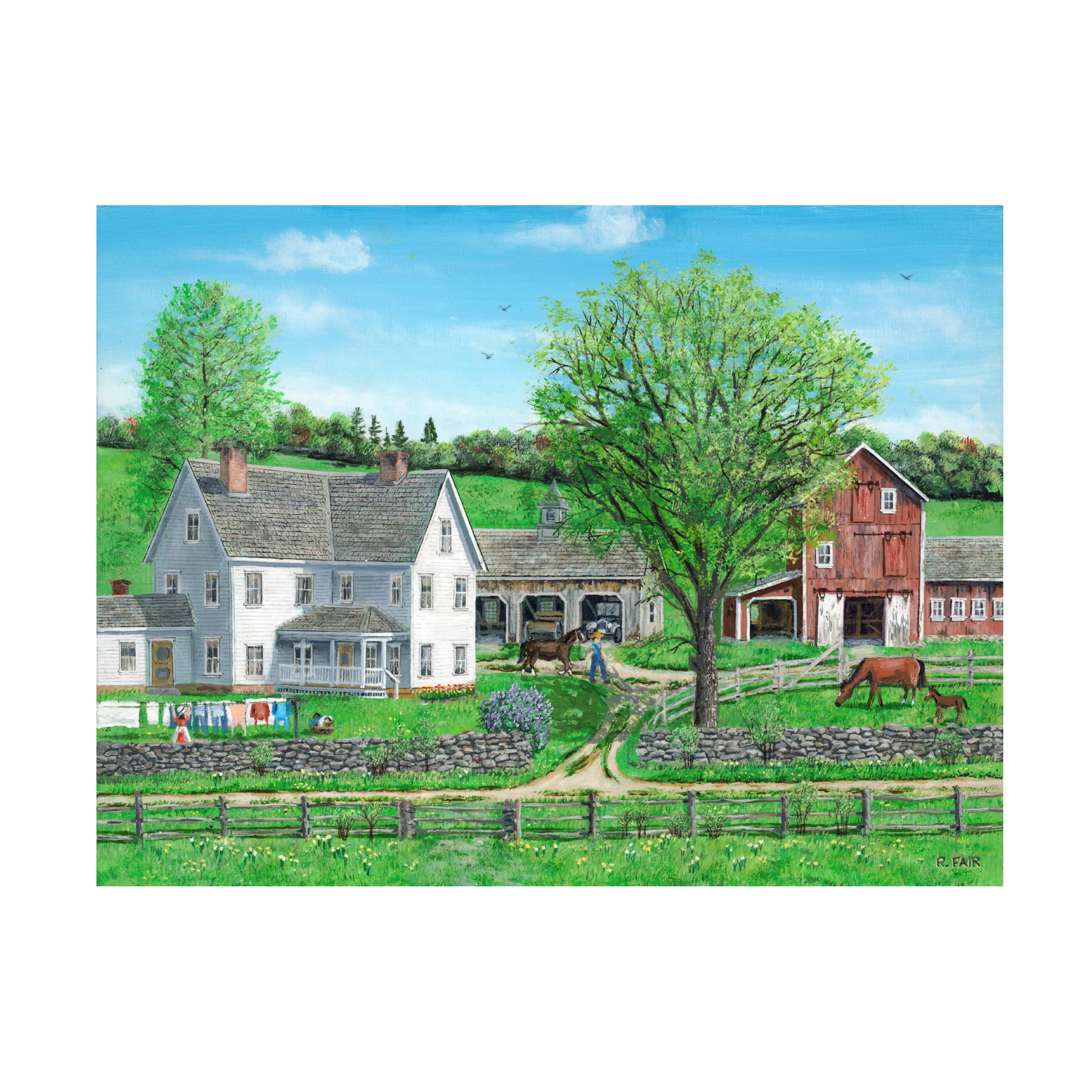 Canvas Wall Art - Bob Fair 'Lilacs' Wall Art for Living Room, Bedroom, or Office Décor by Trademark Fine Art - 24 x 18 Inches - 24x18