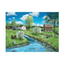 Canvas Wall Art - Bob Fair 'New Beginnings' Wall Art for Living Room, Bedroom, or Office DÃ©cor by Trademark Fine Art - 32 x 24 Inches