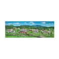 thumbnail image 1 of Canvas Wall Art - Bob Fair 'Summer Roads' Wall Art for Living Room, Bedroom, or Office Décor by Trademark Fine Art - 24 x 8 Inches, 1 of 4