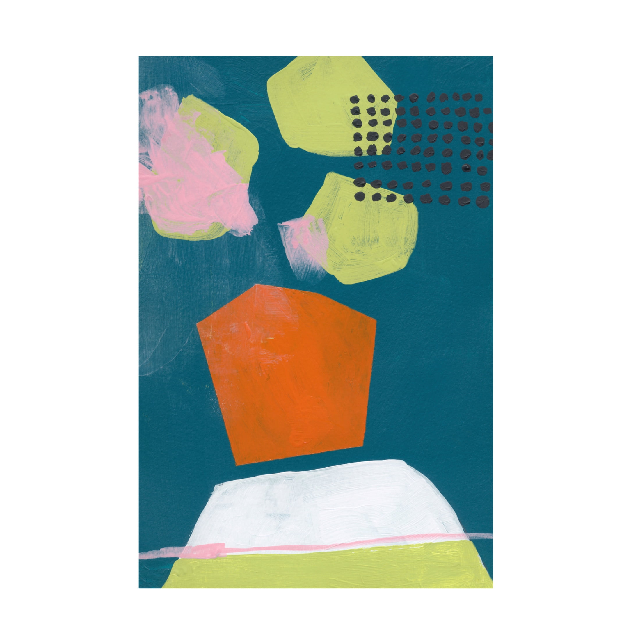 Canvas Wall Art - Bronwyn Baker 'Flower Pot' Wall Art for Living Room, Bedroom, or Office Décor by Trademark Fine Art - 22 x 32 Inches